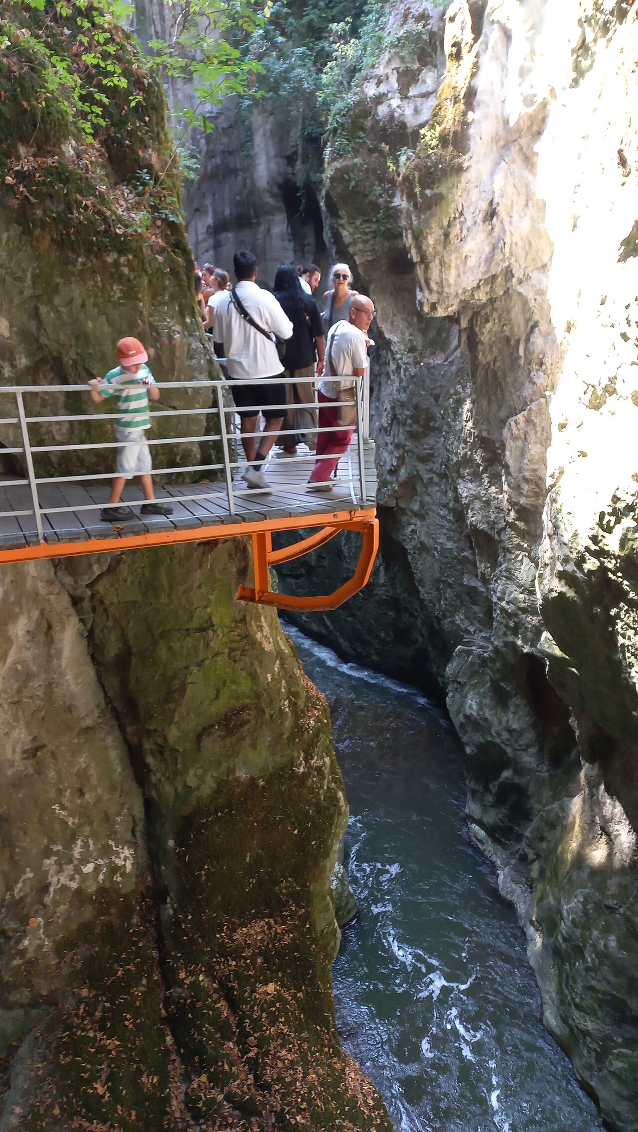 Passerelle des Gorges du Fier à Lovagny.